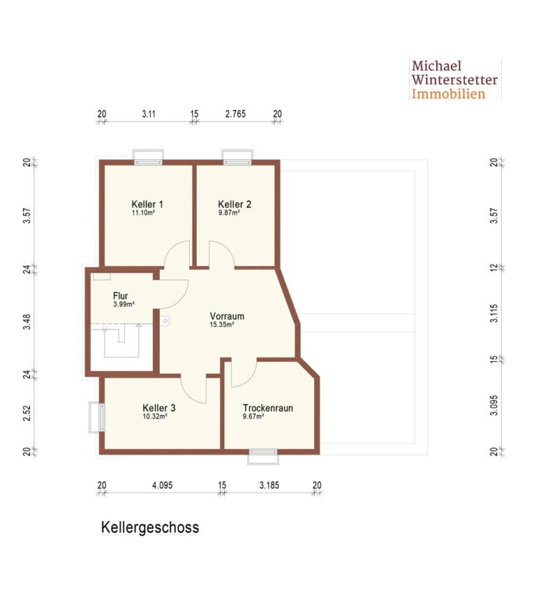 Grundriss Kellergeschoss